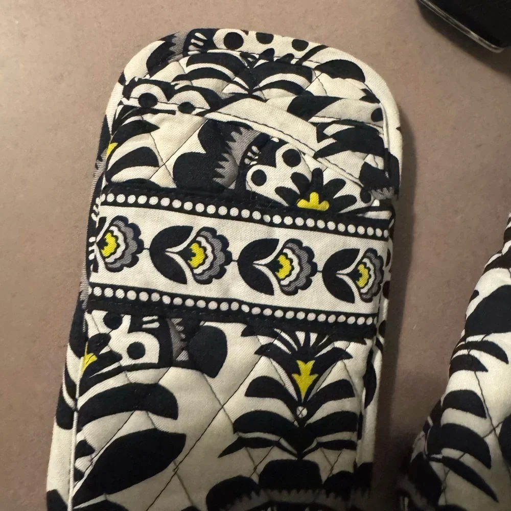 Vera Bradley Black and White Floral Duffle Bag